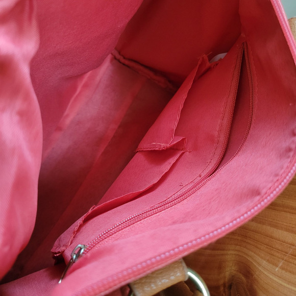 Studded Pink Satchel - Picture 6 of 11